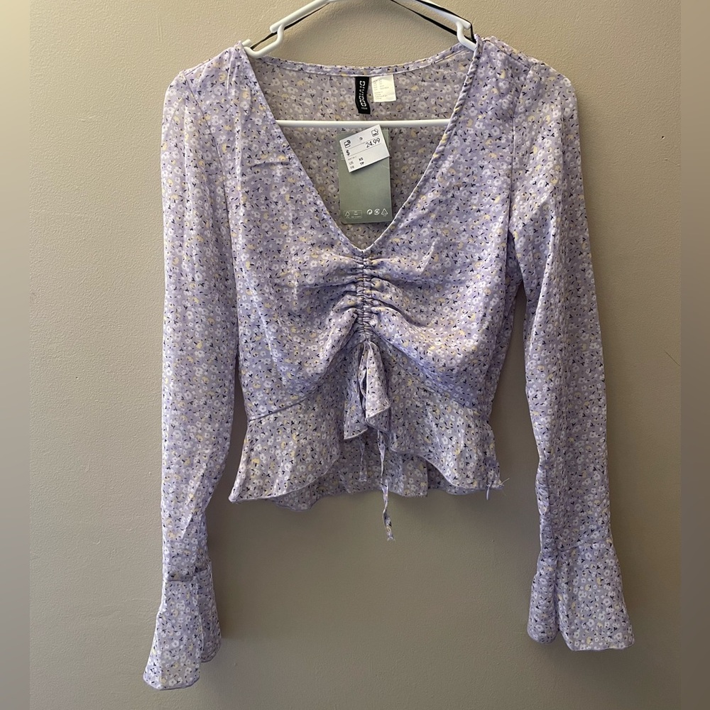 ❌ 5/$25❌ FINAL CALL❌ NWT-H&M floral blouse